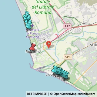 Mappa Via Del Casale S. Lucia, 00054 Fiumicino RM, Italia (5.74)