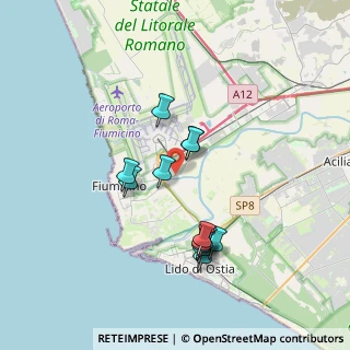 Mappa Via Del Casale S. Lucia, 00054 Fiumicino RM, Italia (3.43154)