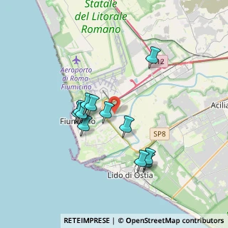 Mappa Via Del Casale S. Lucia, 00054 Fiumicino RM, Italia (3.35917)