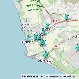 Mappa Via Del Casale S. Lucia, 00054 Fiumicino RM, Italia (4.09846)
