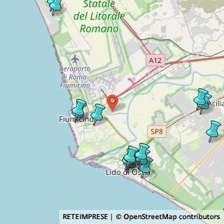 Mappa Via del Casale di Santa Lucia, 00054 Fiumicino RM, Italia (5.668)