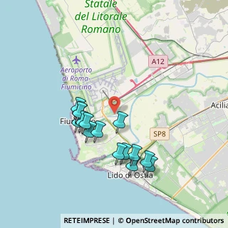 Mappa Via Del Casale S. Lucia, 00054 Fiumicino RM, Italia (3.732)