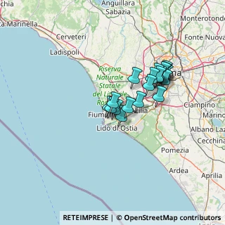 Mappa Via del Casale di Santa Lucia, 00054 Fiumicino RM, Italia (11.4675)