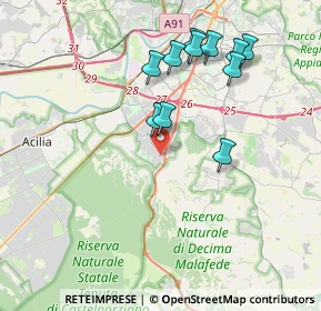 Mappa Via Livio Marchetti, 00128 Roma RM, Italia (4.00273)