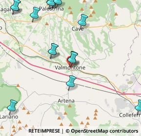 Mappa Corso Garibaldi, 00038 Valmontone RM, Italia (5.704)