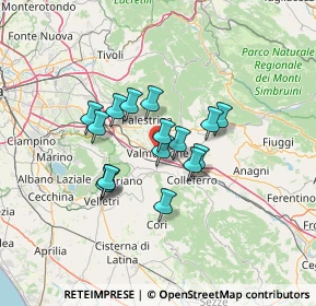 Mappa Corso Garibaldi, 00038 Valmontone RM, Italia (10.26875)