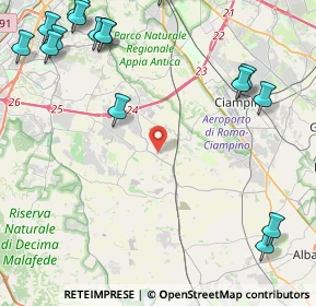 Mappa Via del Ramarro, 00134 Roma RM, Italia (7.096)