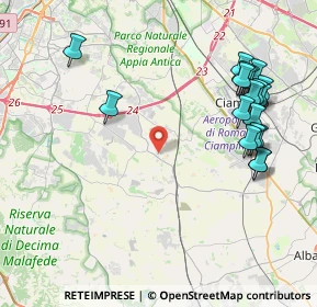 Mappa Via del Ramarro, 00134 Roma RM, Italia (5.01368)