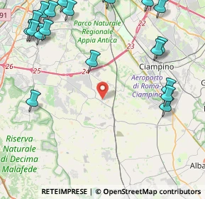 Mappa Via del Ramarro, 00134 Roma RM, Italia (6.534)
