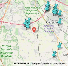 Mappa Via del Ramarro, 00134 Roma RM, Italia (5.50412)