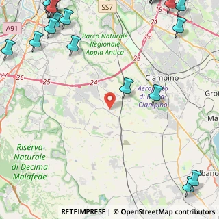 Mappa Via del Ramarro, 00134 Roma RM, Italia (8.1335)