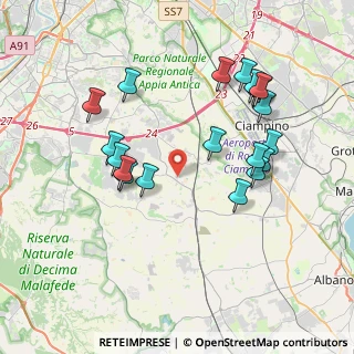 Mappa Via del Ramarro, 00134 Roma RM, Italia (4.171)