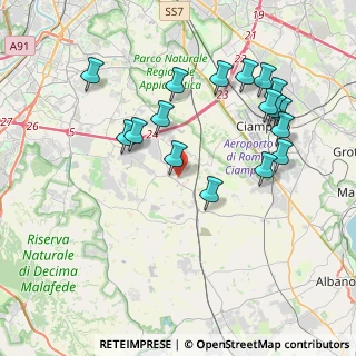 Mappa Via del Ramarro, 00134 Roma RM, Italia (4.30294)