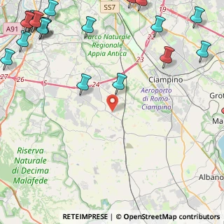 Mappa Via del Ramarro, 00134 Roma RM, Italia (7.825)