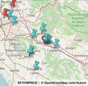 Mappa Via Molino S. Giovanni, 00038 Valmontone RM, Italia (15.125)