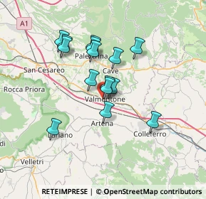 Mappa Via Molino S. Giovanni, 00038 Valmontone RM, Italia (6.02533)