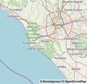 Mappa Via di macchia saponara, 00125 Acilia Castel Fusano Ostia Antica RM, Italia (12.3765)