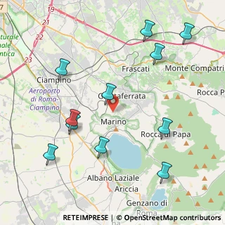 Mappa Via di Sant'Anna, 00046 Marino RM, Italia (5.01273)