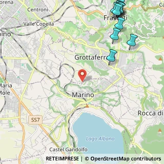 Mappa Via di Sant'Anna, 00046 Marino RM, Italia (3.54909)