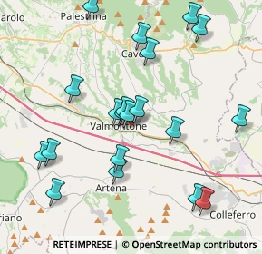 Mappa Via Sant'Anna, 00038 Valmontone RM, Italia (4.3205)