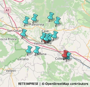 Mappa Via Sant'Anna, 00038 Valmontone RM, Italia (5.986)