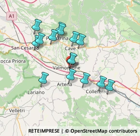 Mappa Via Sant'Anna, 00038 Valmontone RM, Italia (6.628)