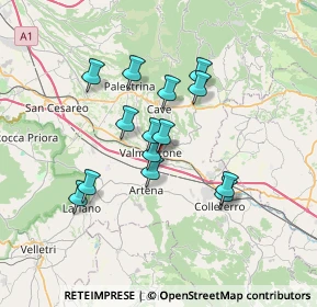 Mappa Via Sant'Anna, 00038 Valmontone RM, Italia (6.00071)