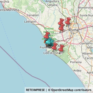 Mappa Via F. Raffaele, 00054 Fiumicino RM, Italia (7.3325)