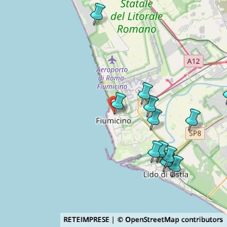 Mappa Via F. Raffaele, 00054 Fiumicino RM, Italia (5.70071)