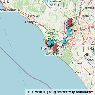 Mappa Via Cardinal Lambruschini, 00054 Fiumicino RM, Italia (11.61)
