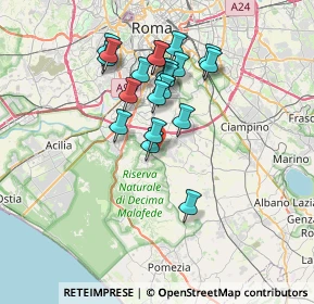 Mappa 00134 La Torretta RM, Italia (6.5365)