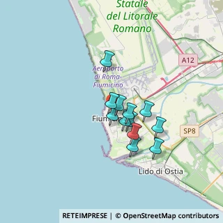 Mappa Via delle Conchiglie, 00054 Fiumicino RM, Italia (2.53833)