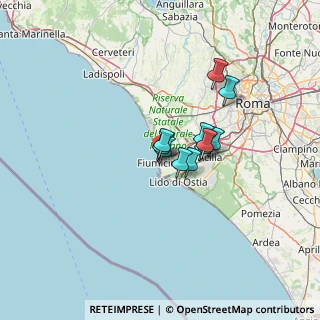 Mappa Via delle Conchiglie, 00054 Fiumicino RM, Italia (8.37273)