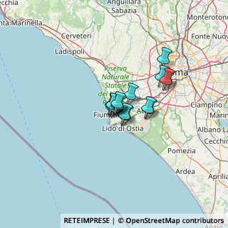 Mappa Via Giuseppe Miraglia, 00054 Fiumicino RM, Italia (7.175)