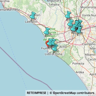 Mappa Via delle Scuole, 00054 Fiumicino RM, Italia (18.38)