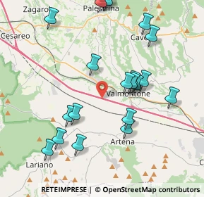 Mappa A1 Milano - Napoli, 00038 Valmontone RM, Italia (4.5395)