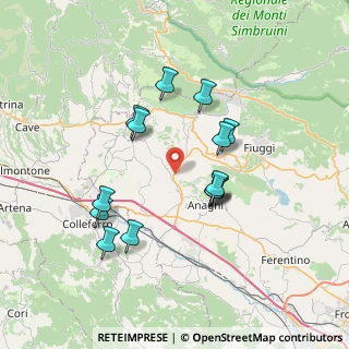 Mappa Km 5, 03012 Anagni FR, Italia (6.96571)