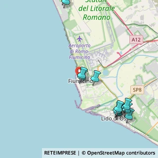 Mappa Via del Canale, 00054 Fiumicino RM, Italia (5.46)