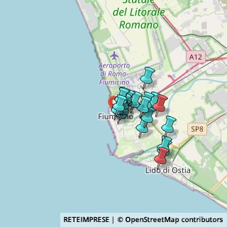 Mappa Via del Canale, 00054 Fiumicino RM, Italia (2.3635)