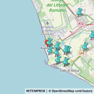 Mappa Via del Canale, 00054 Fiumicino RM, Italia (4.35167)