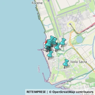 Mappa Via del Canale, 00054 Fiumicino RM, Italia (0.72833)