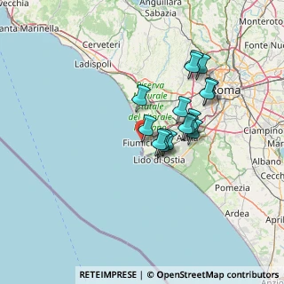 Mappa Via del Canale, 00054 Fiumicino RM, Italia (11.5125)