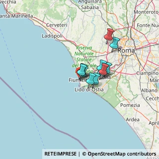 Mappa Via del Canale, 00054 Fiumicino RM, Italia (8.51364)