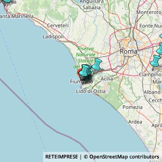 Mappa Via del Canale, 00054 Fiumicino RM, Italia (21.89647)