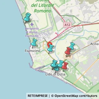 Mappa Via Pal Grande, 00054 Fiumicino RM, Italia (4.13909)