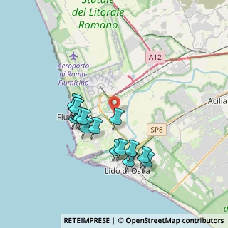 Mappa Via Pal Grande, 00054 Fiumicino RM, Italia (3.59933)