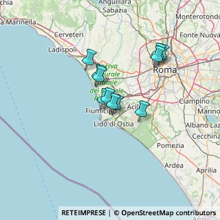Mappa Via Pal Grande, 00054 Fiumicino RM, Italia (10.52636)