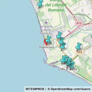 Mappa Via dei Rombi, 00054 Fiumicino RM, Italia (5.0425)