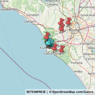 Mappa Via della Stazione di Fiumicino, 00054 Fiumicino RM, Italia (7.10083)