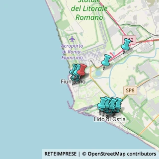 Mappa Via della Stazione di Fiumicino, 00054 Fiumicino RM, Italia (3.522)